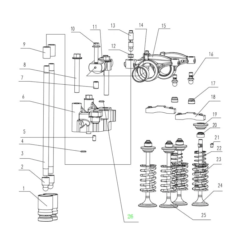 China Genuine YC6L330-42(L6200) Engine Parts - Valve Train, Intake/Exhaust, Oil Pump Manufacturer, Factory