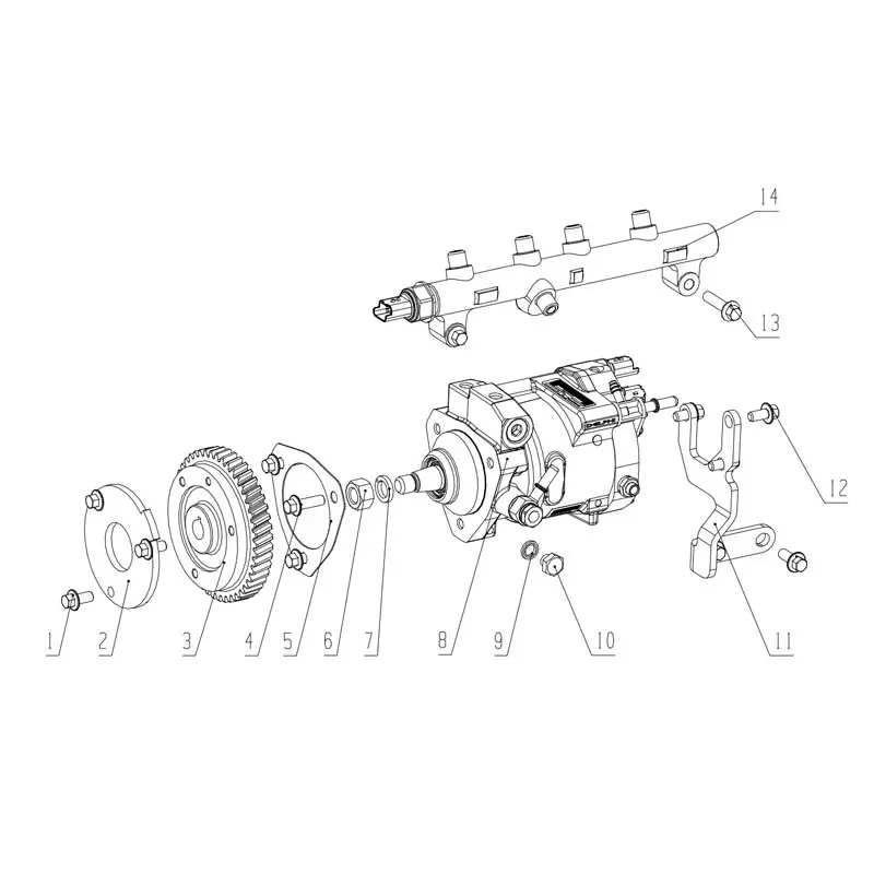 China Genuine YC4F115-30(F50SA) Engine Parts - Injection Pump, Injector, Turbocharger, Thermostat Manufacturer, Factory