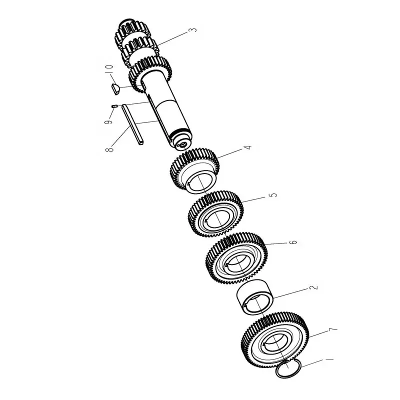 Wholesale Fast 12JSD180TA Transmission Component Parts - Clutch & Transmission Case, Second Shaft, Countershaft Assembly Accessories Manufacturer, Supplier