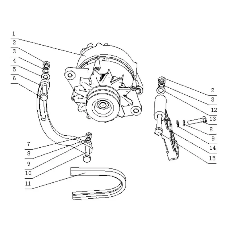 China Genuine YC6J220-33(J1A17-C) Engine Parts - Starter, Alternator, Sensor, Nameplate Supplier, Factory
