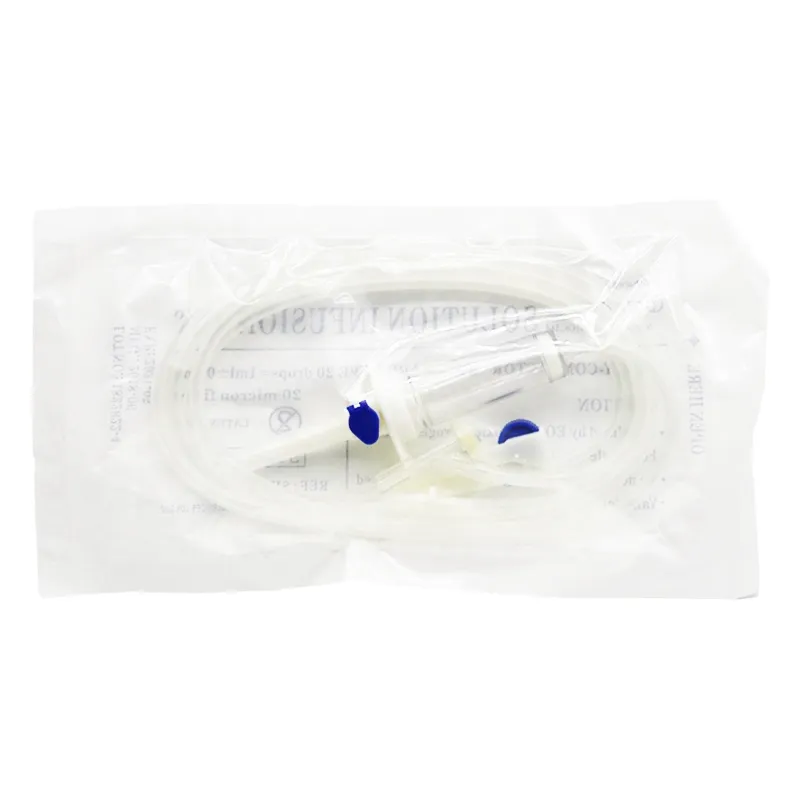 Equipo desechable médico conjunto de infusión intravenosa CE ISO
