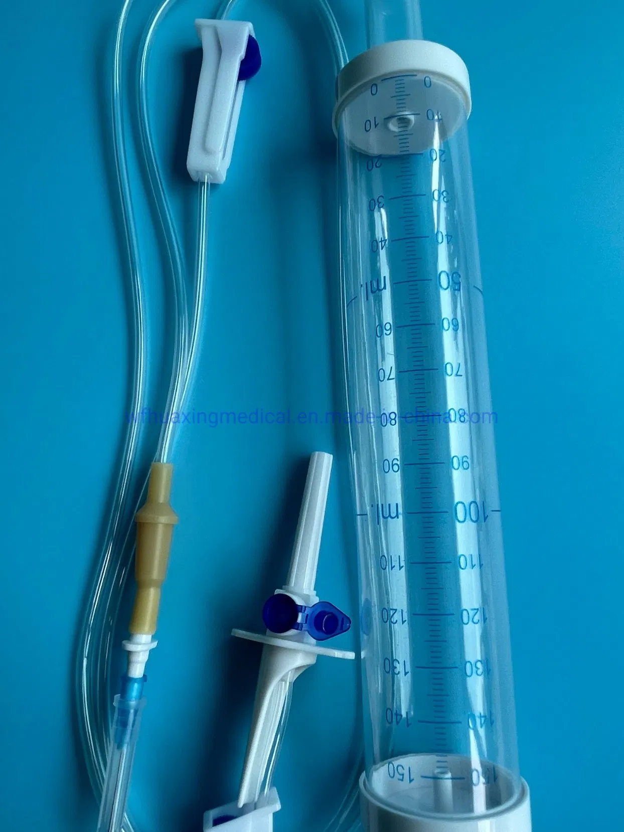 Juego de infusión desechable 150ml IV pediátrico tipo microgotero con bureta para niños (nuevo)
