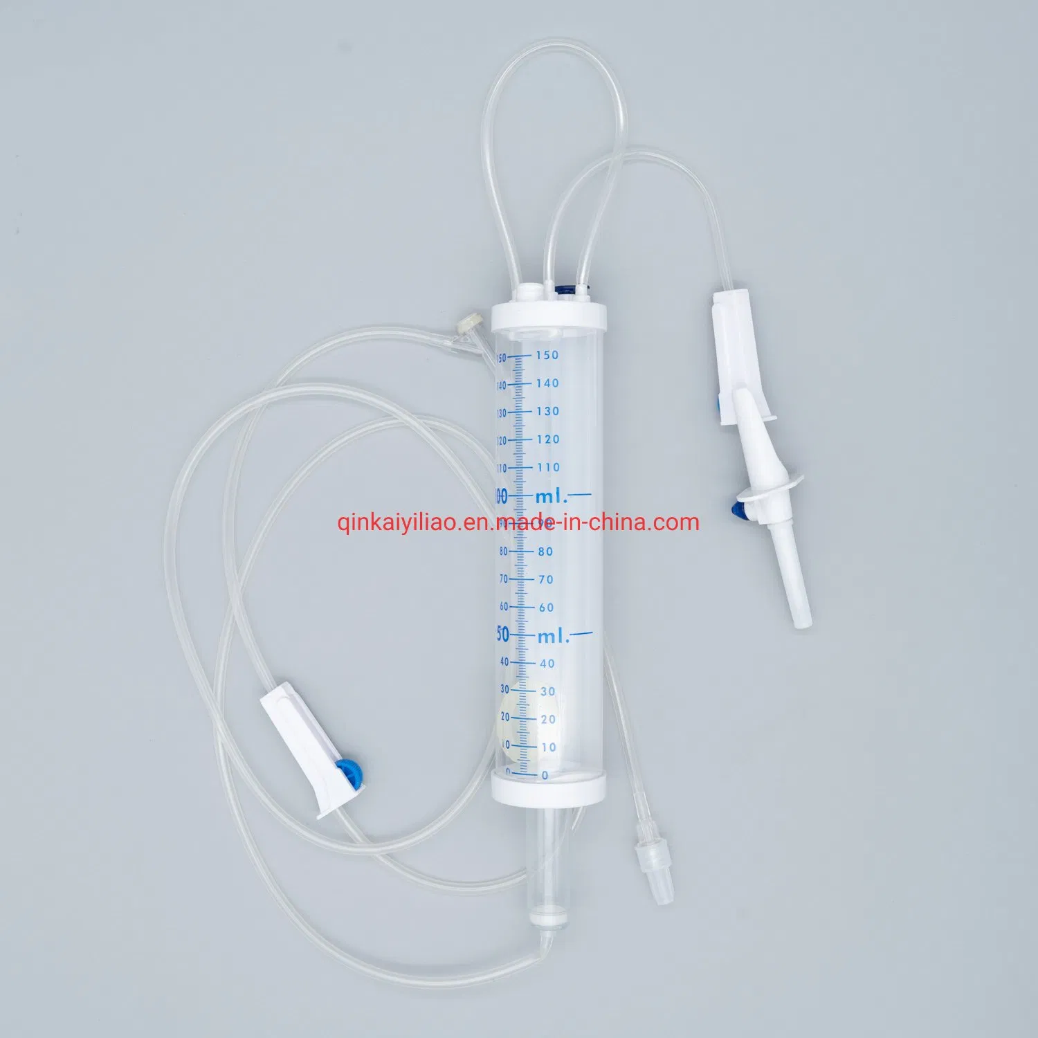 Juego de infusión desechable con bureta 150ml con aguja gratuita