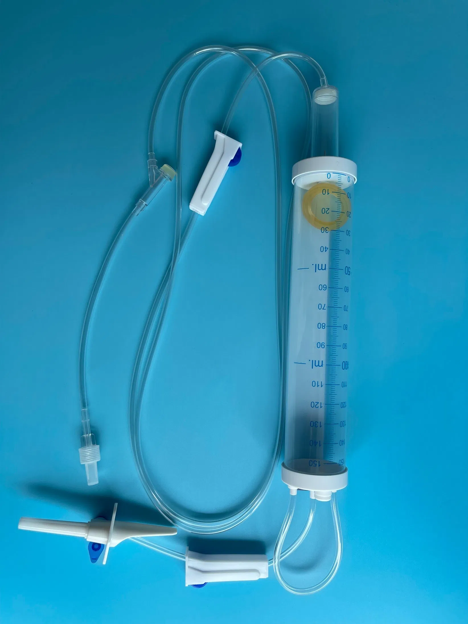 Set de infusión de gravedad IV desechable con bureta con CE ISO