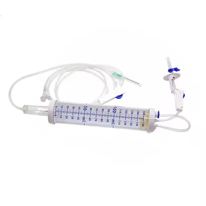 Juego de infusión estéril con bureta desechable Medical100ml 150ml Cc para niños pediátricos