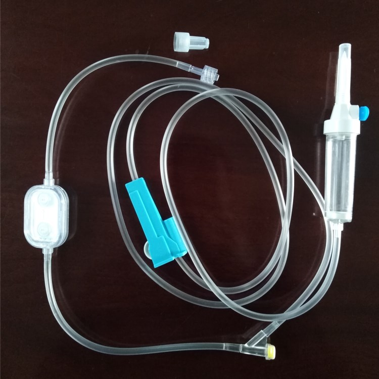 Conjuntos de infusión desechables de calidad IV Zhenfu sin PVC de alta calidad con juego de agujas