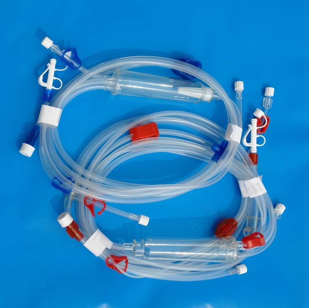 Conjunto de tubos de sangre para hemodiálisis de suministro médico