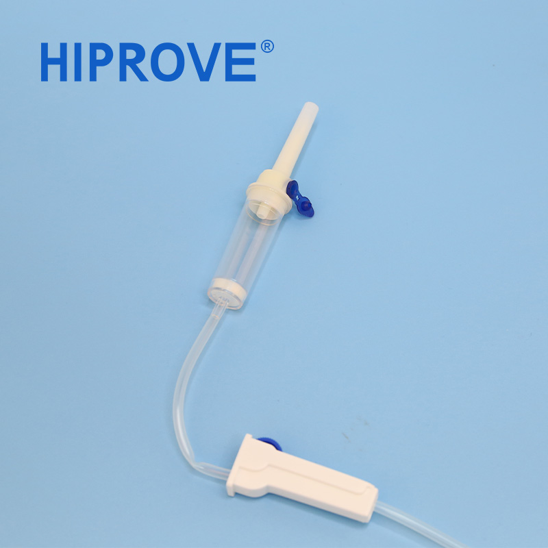 Conjunto de Infusión de Control de Flujo Médico Desechable con Regulador Micro de Ajuste Fino
