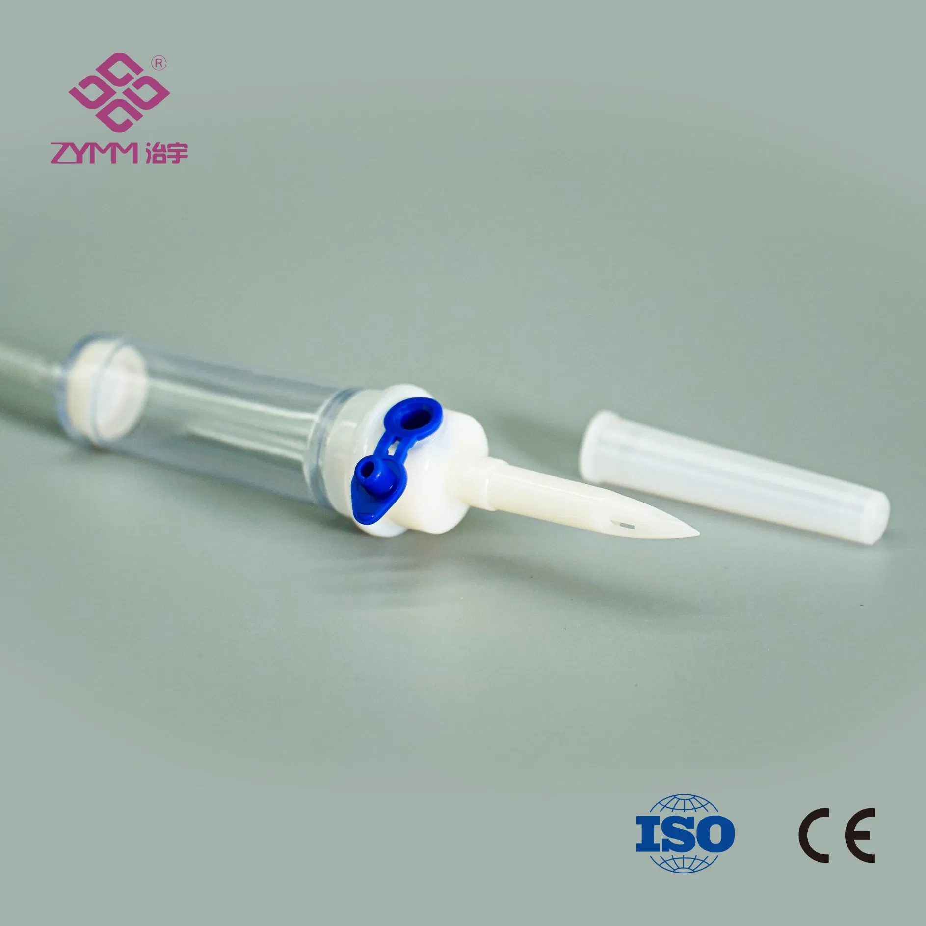 Juego de infusión estéril tipo bureta desechable IV con filtro para venas del cuero cabelludo con CE SGS ISO del fabricante para uso hospitalario