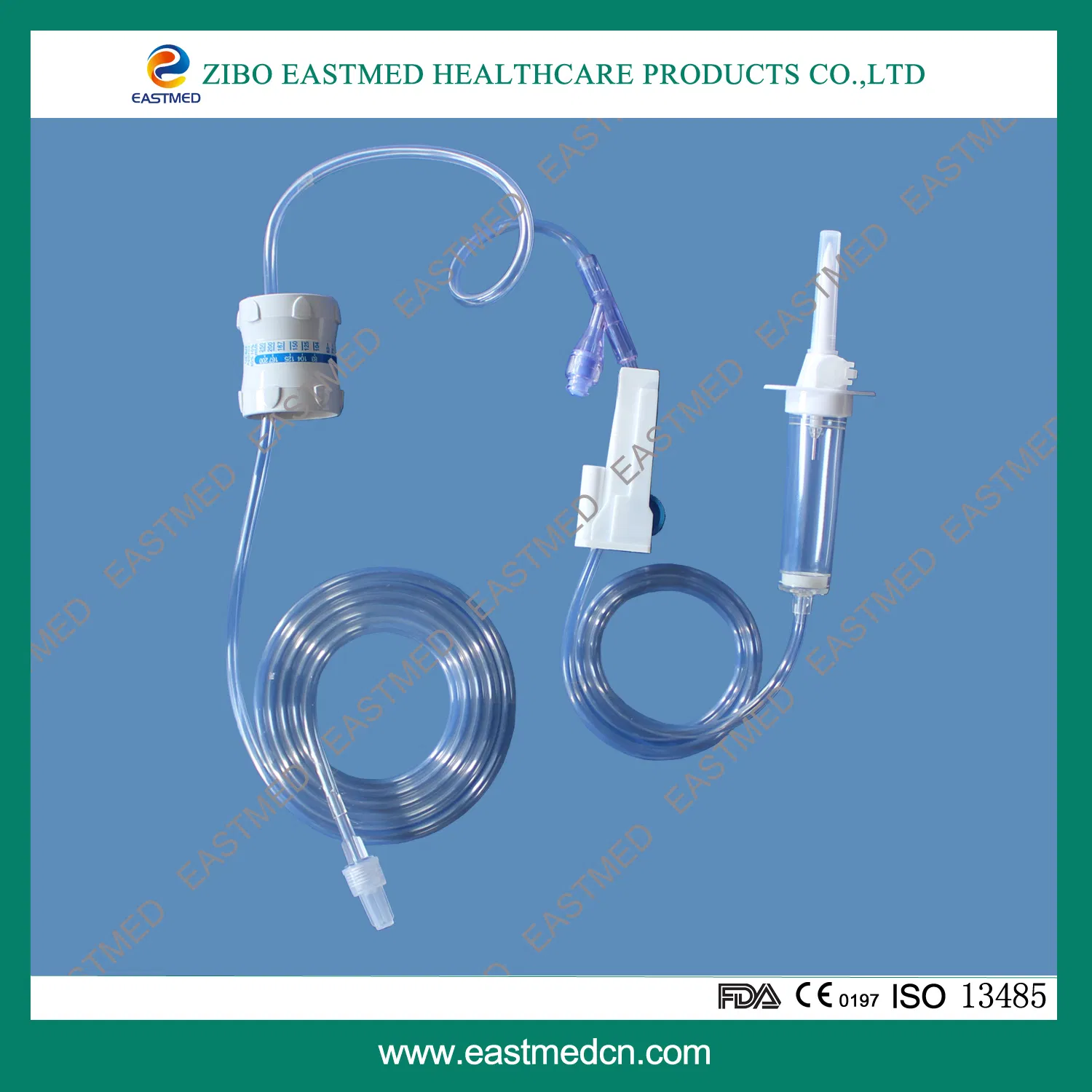 Conjunto de infusión desechable con inyección sin aguja