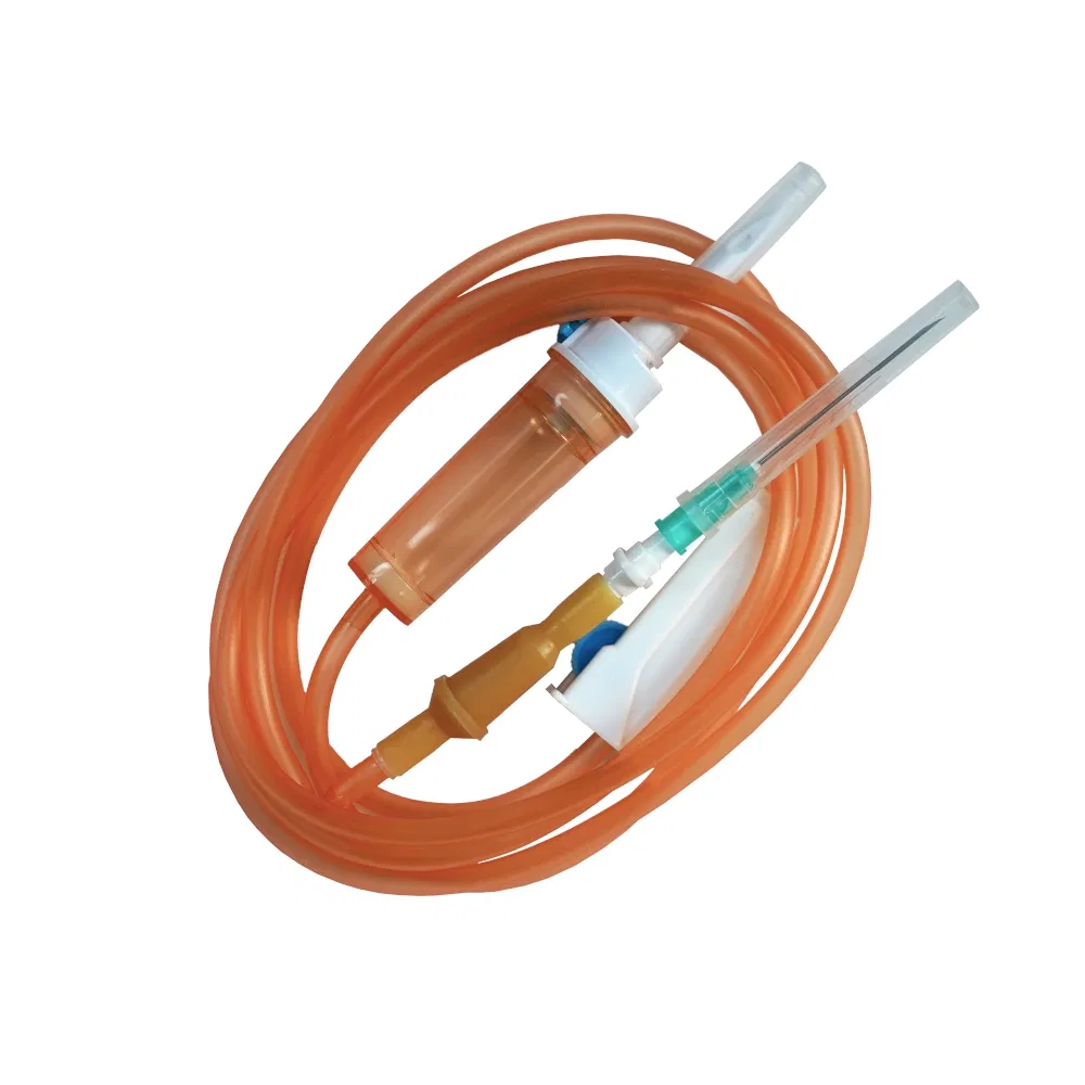 Conjunto de infusión IV de alta calidad resistente a la luz ISO13485 fábrica