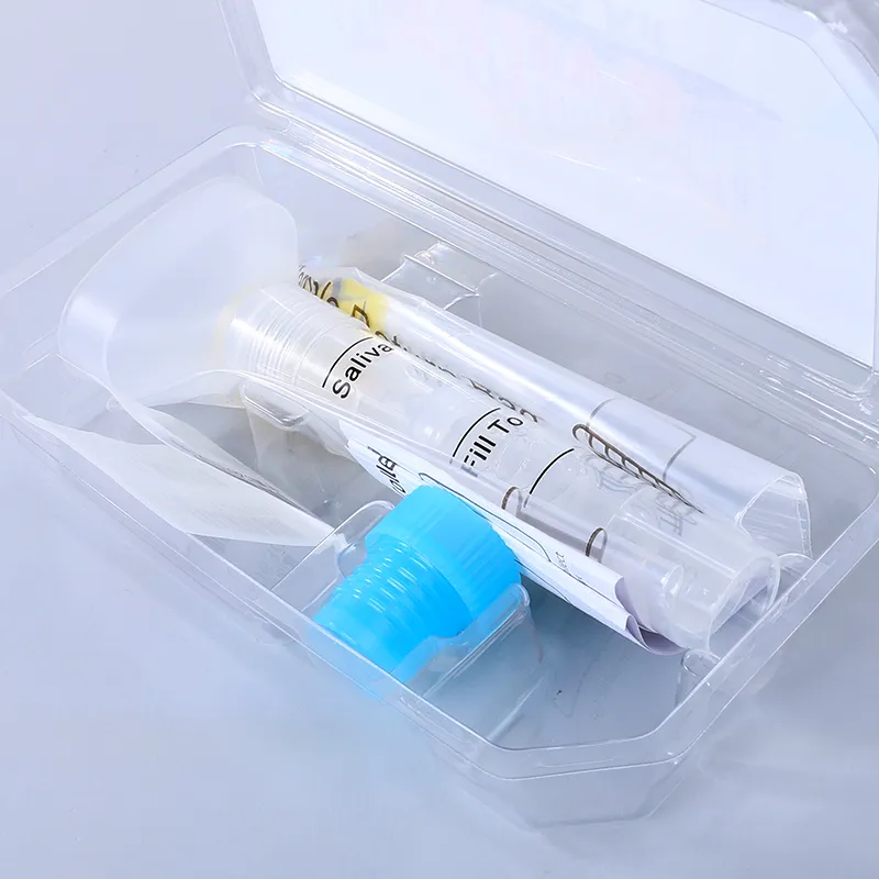 Kit desechable de recolección de saliva aprobado por CE/FDA para prueba de ADN/ARN a precio de fábrica