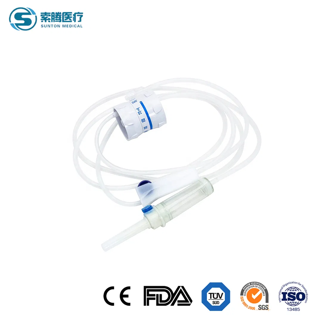 Conjunto de Infusión Subcutánea Sunton Fabricación de Conjunto de Vena Escalpina en China Dispositivo Médico Conjunto de Infusión por Goteo 20 Conjunto de Infusión por Gravedad