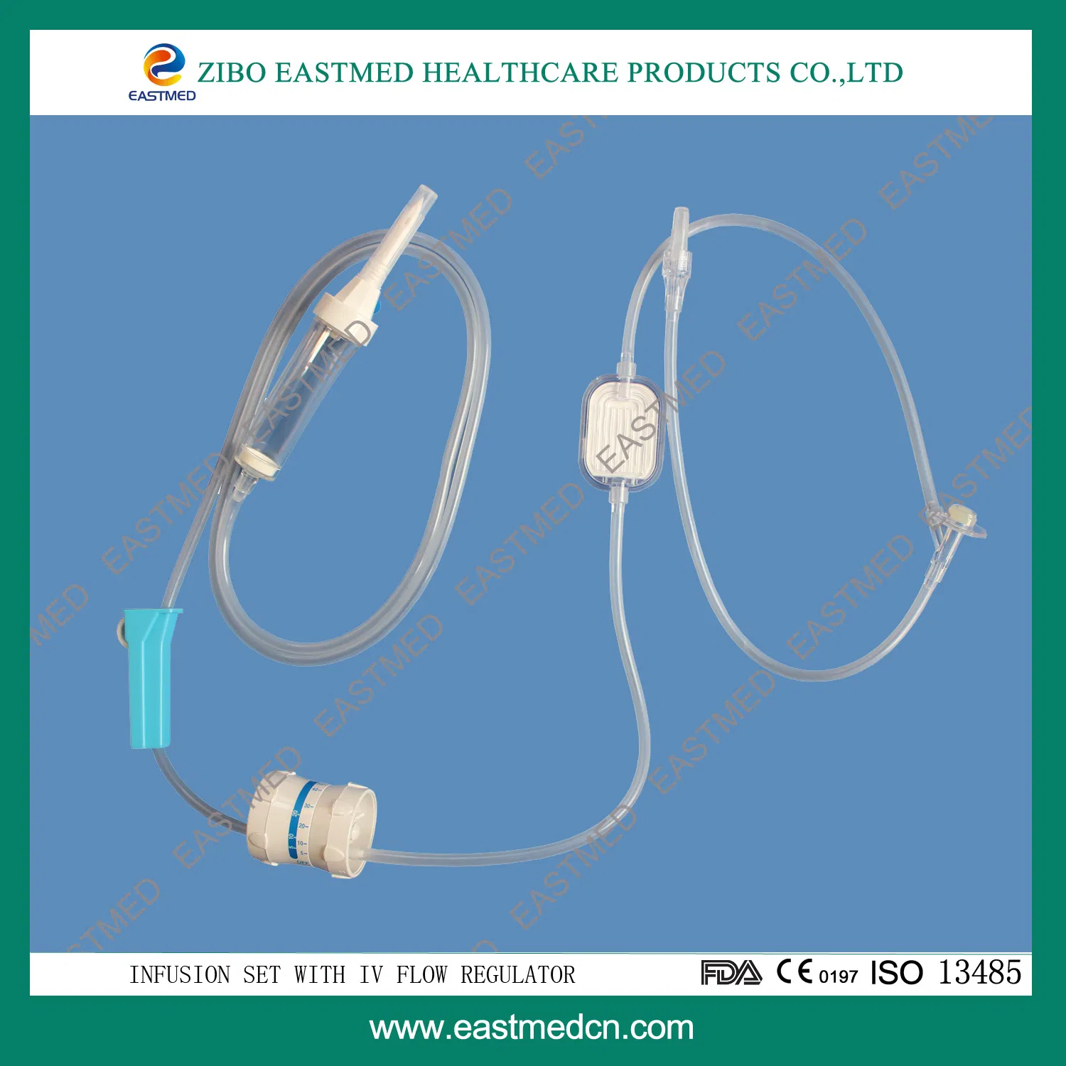 Conjunto de infusión desechable con inyección sin aguja