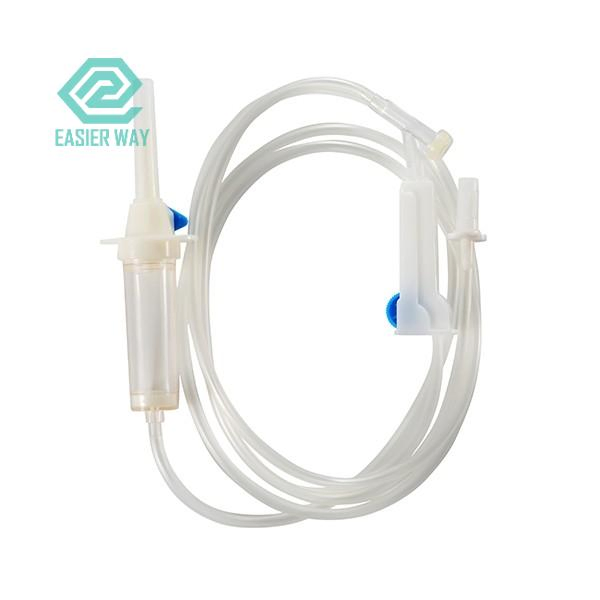 Suministro de consumibles médicos, juego de infusión intravenosa desechable por gravedad