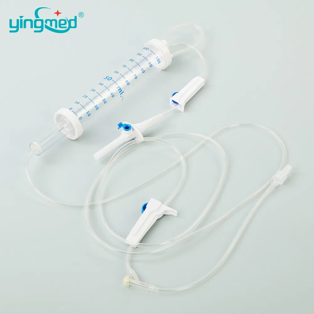 Juego de infusión pediátrico de bureta desechable de alta calidad 100ml 150ml ISO13485 CE