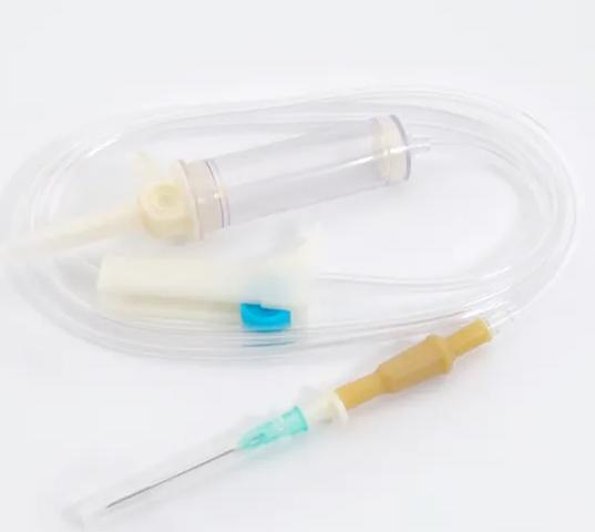 Juego de infusión médica de precisión desechable para un solo uso