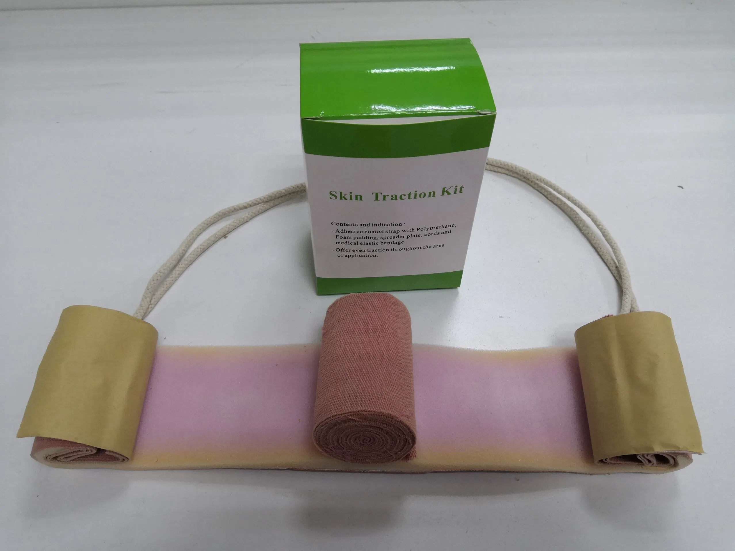 Kit de tracción cutánea desechable adhesivo y no adhesivo para adultos y niños