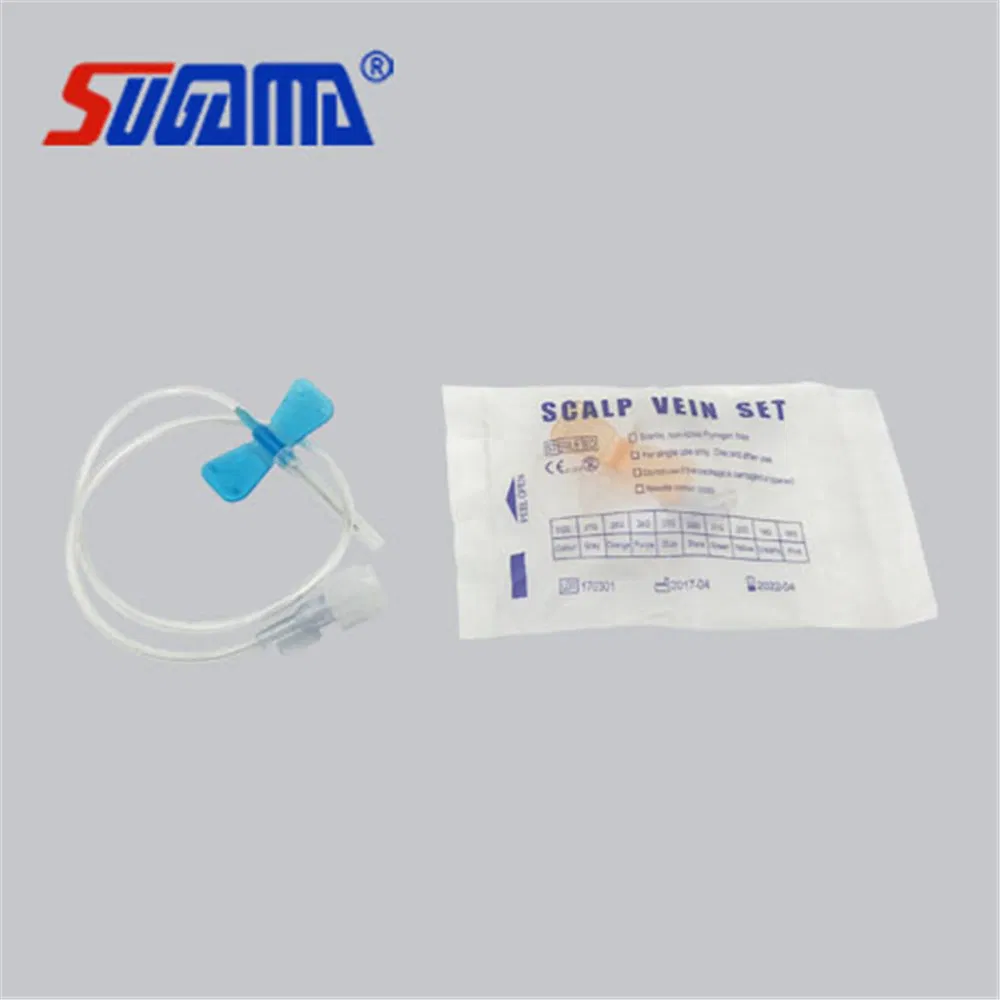 Juego de aguja intravenosa desechable para infusión