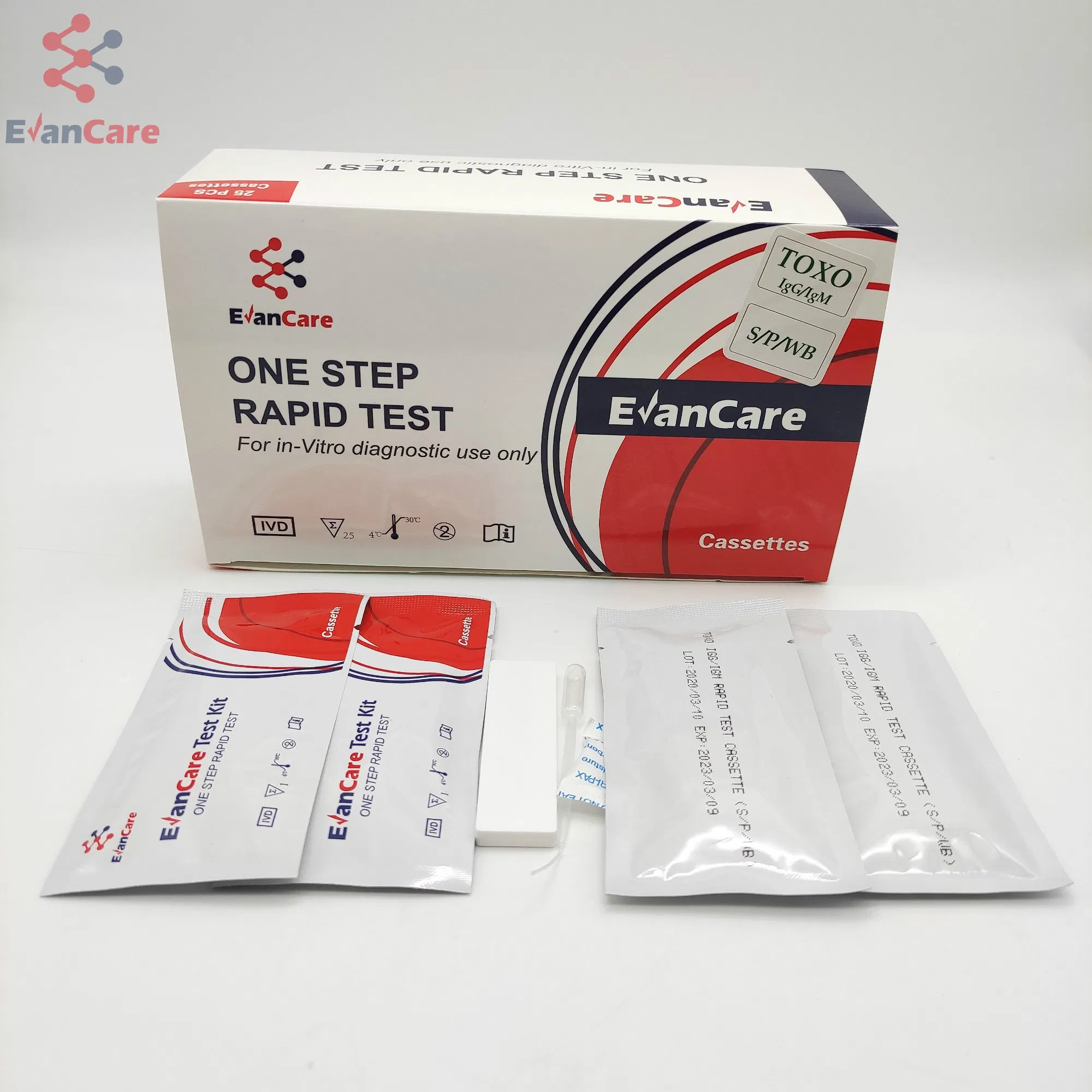 Prueba Toxo Prueba Toxo Popular Toxoplasma Kit de Prueba Rápida Toxo AG