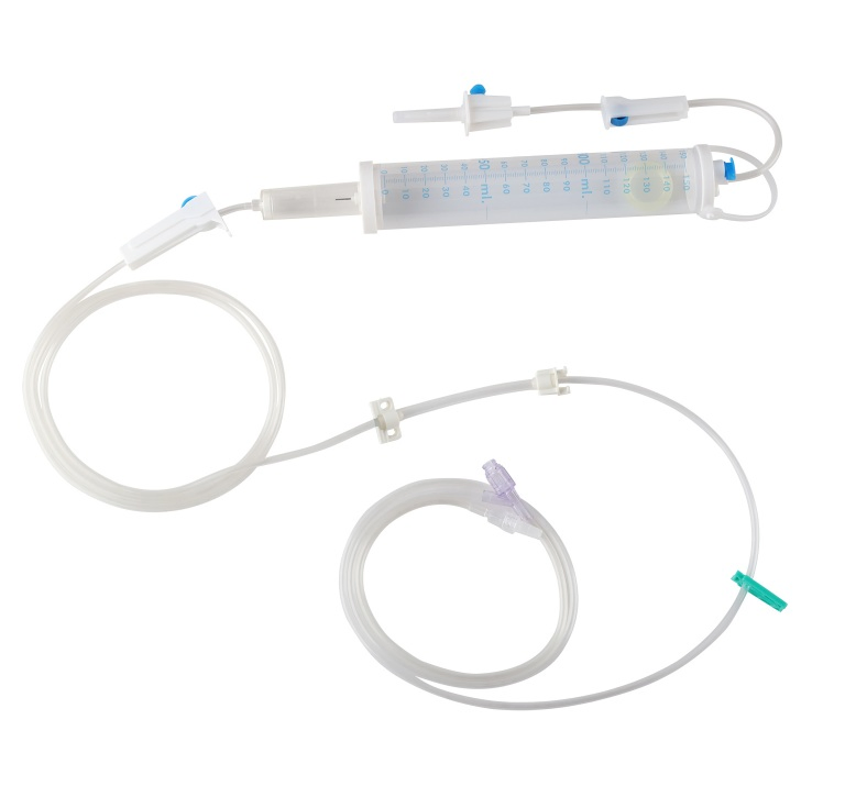 Conjunto de infusión de bureta médica estéril tipo IV para un solo uso 100ml 150ml