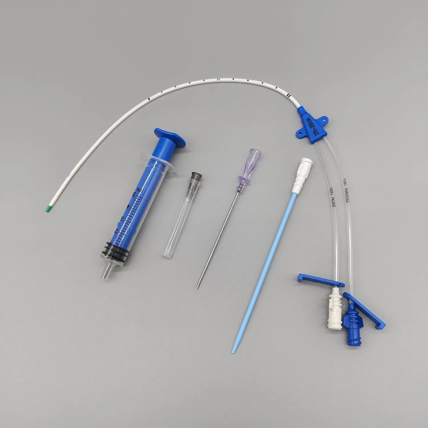 Kit de Catéter Venoso Central de Triple Lumen Avanzado para Anestesia