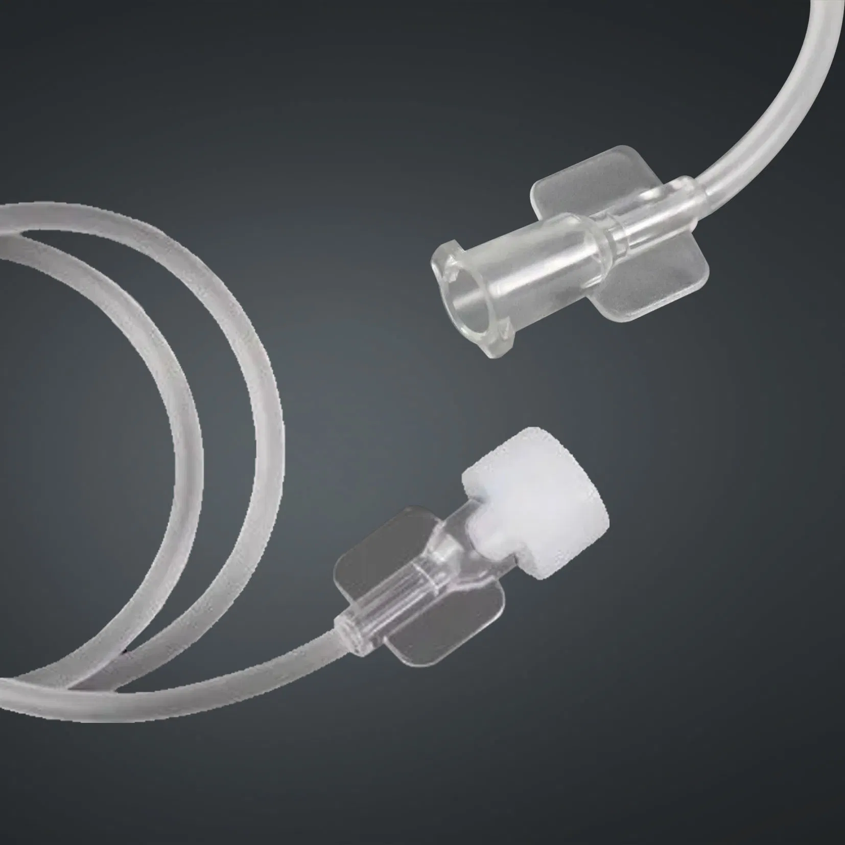 Conjunto de venas de infusión estéril desechable y seguro