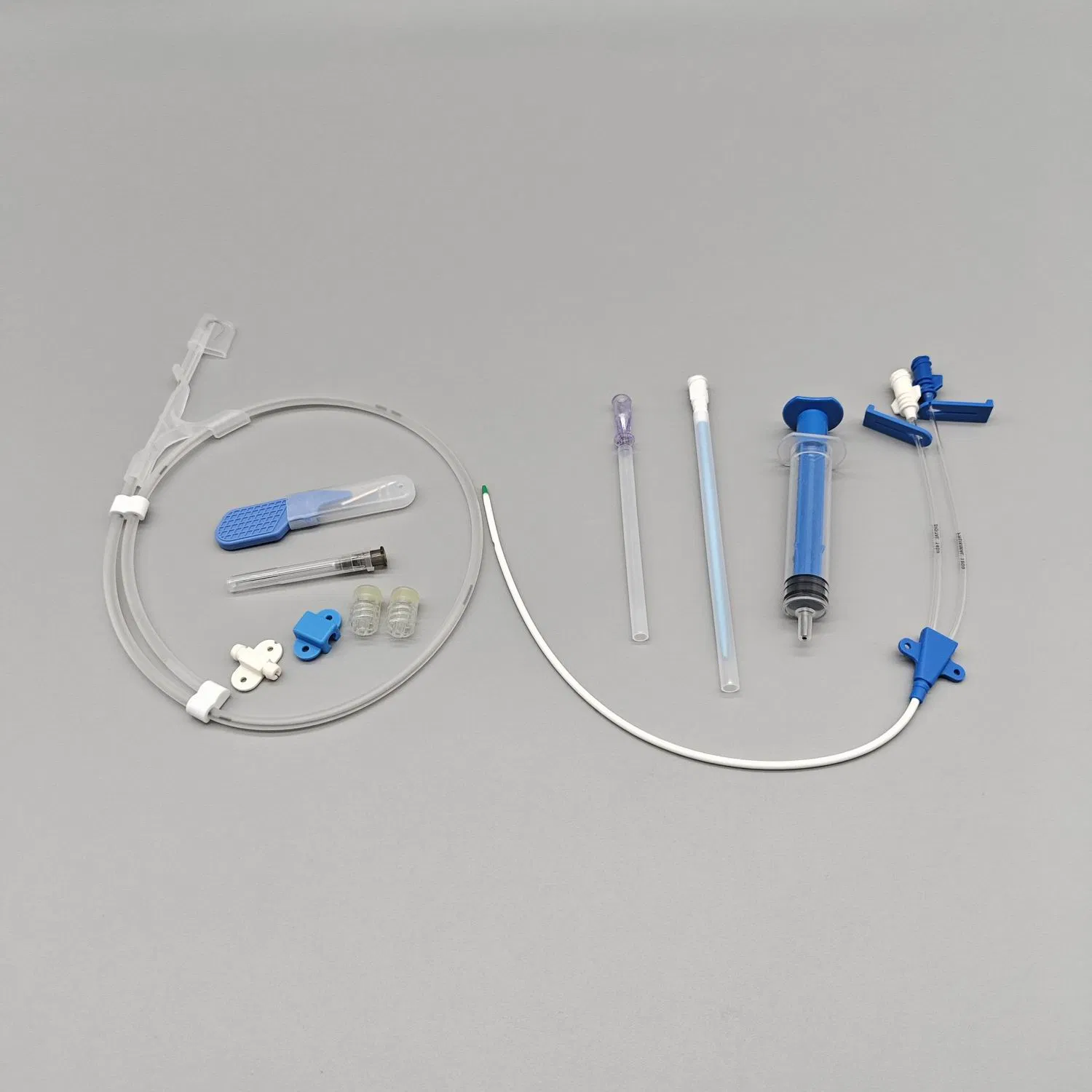 Suministro médico Doble Lumen Central Venous Kit catéter en varios Longitudes