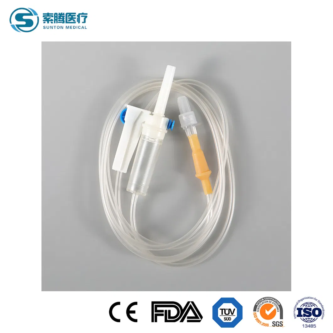 Conjunto de infusión Sunton Macro Infusion Set China Conjunto de infusión de boca recta Fábrica de conjunto de infusión microbore/ 90 Conjunto de infusión/Conjunto de infusión para bomba de insulina externa