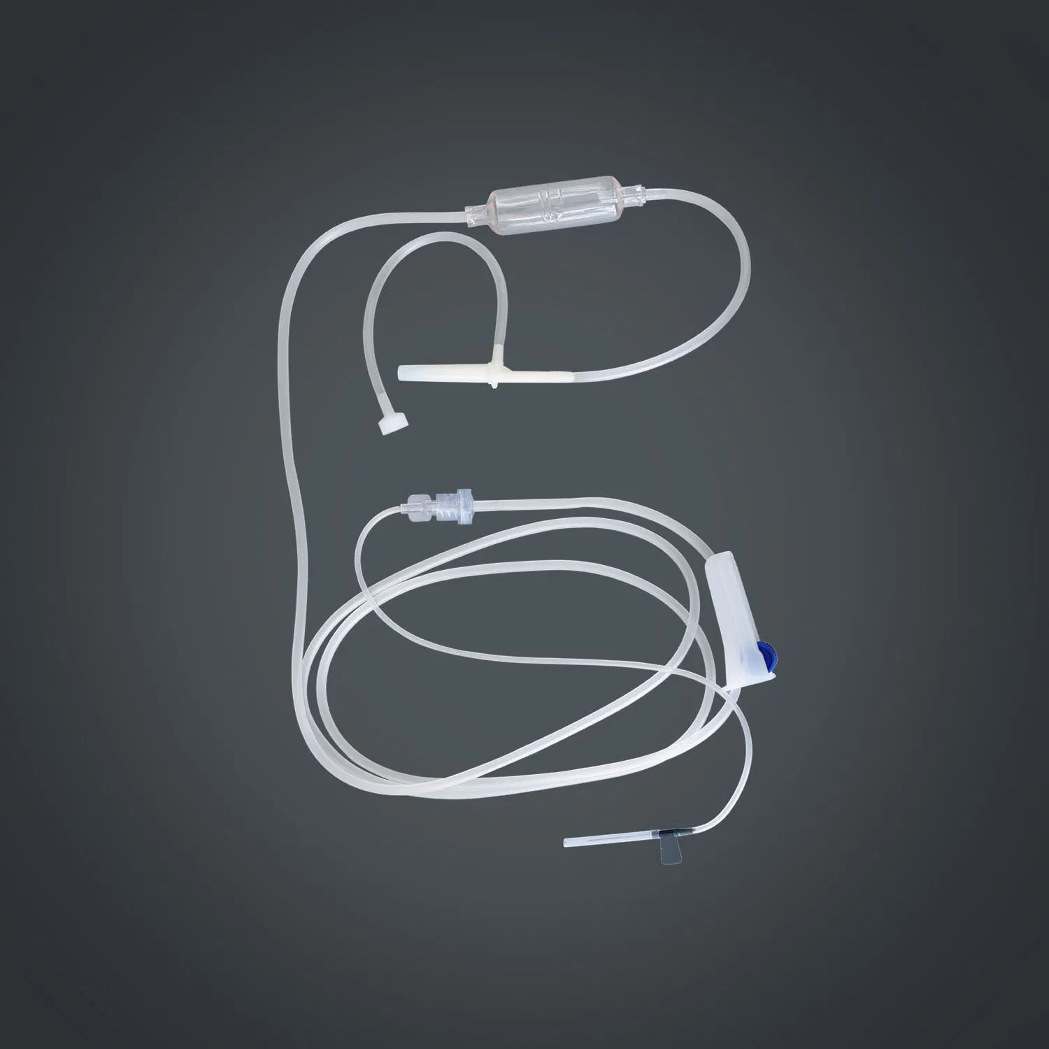 Conjunto de infusión desechable estéril para aplicaciones médicas eficientes