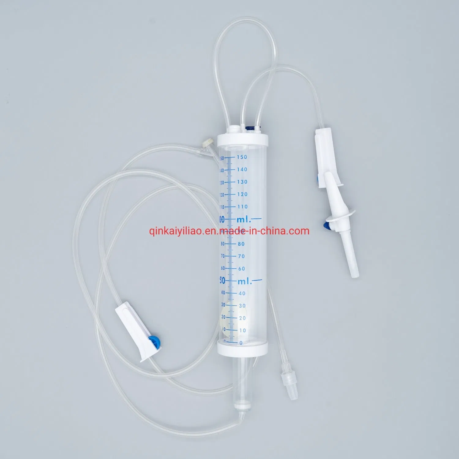 Conjunto de infusión IV pediátrico con bureta y conexión Luer Lock