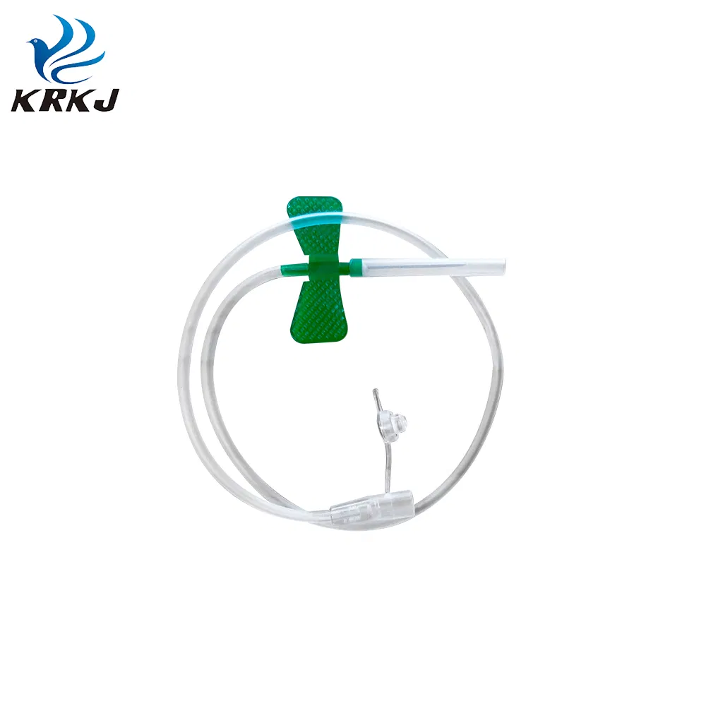 Conjunto de Infusión Estéril Veterinario con Aguja Mariposa 18g