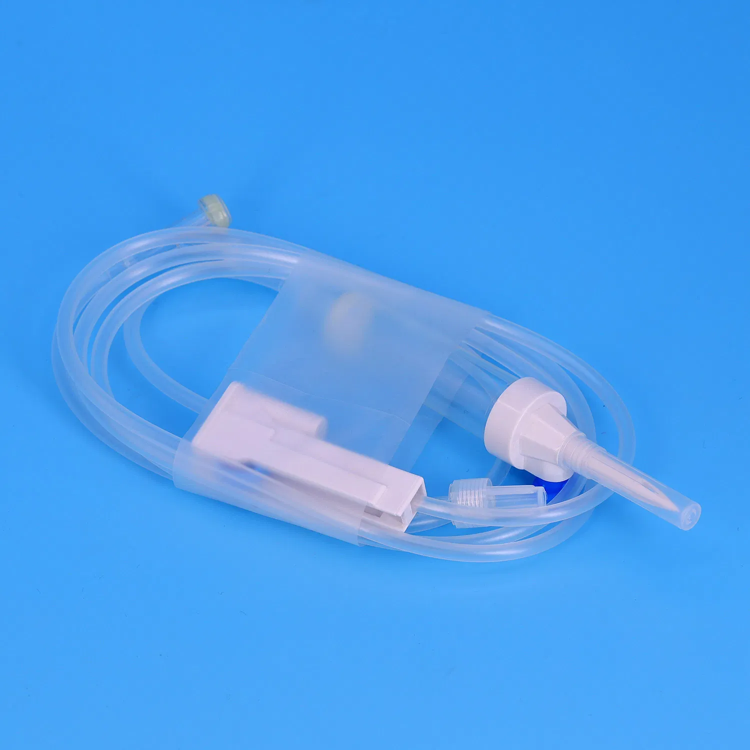 Conjuntos de infusión desechables de calidad IV Zhenfu sin PVC de alta calidad con juego de agujas