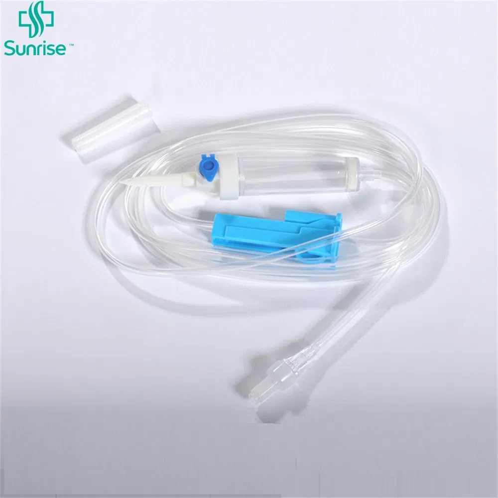 CE ISO 13485 Conjunto de Infusión de Agujas Desechables Médicas Libre de DEHP PVC
