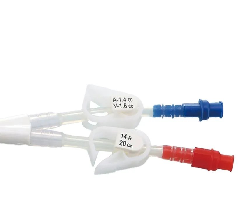 Kit de catéter de hemodiálisis desechable - Detalle de lumen