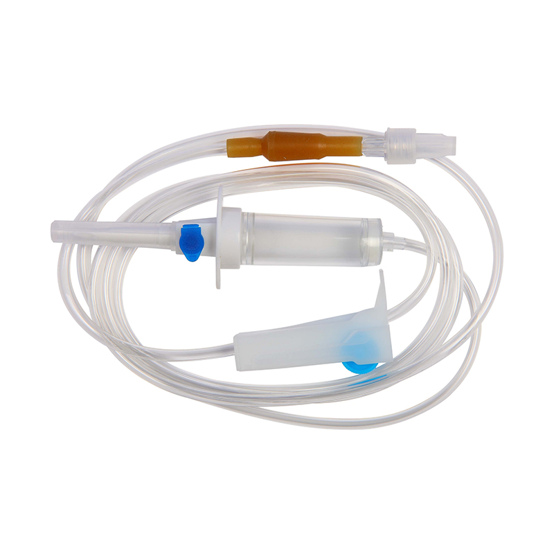 Conjunto de infusión IV desechable de precisión con conexión Luer y aguja