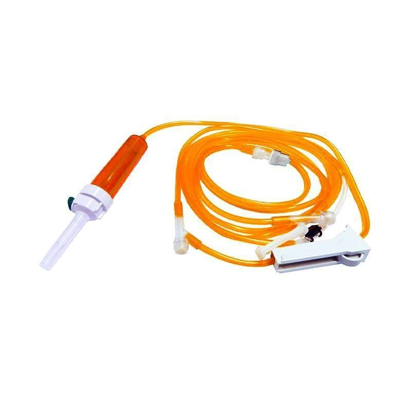 ISO13485 Conjunto de administración intravenosa estéril y protector de luz de fábrica de China