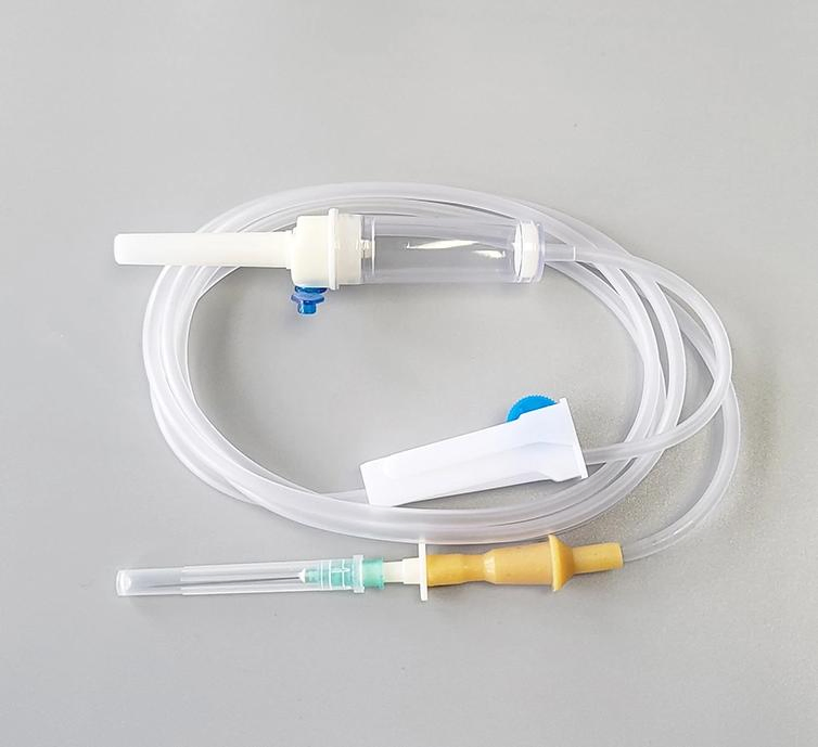 Equipo desechable médico para infusión intravenosa