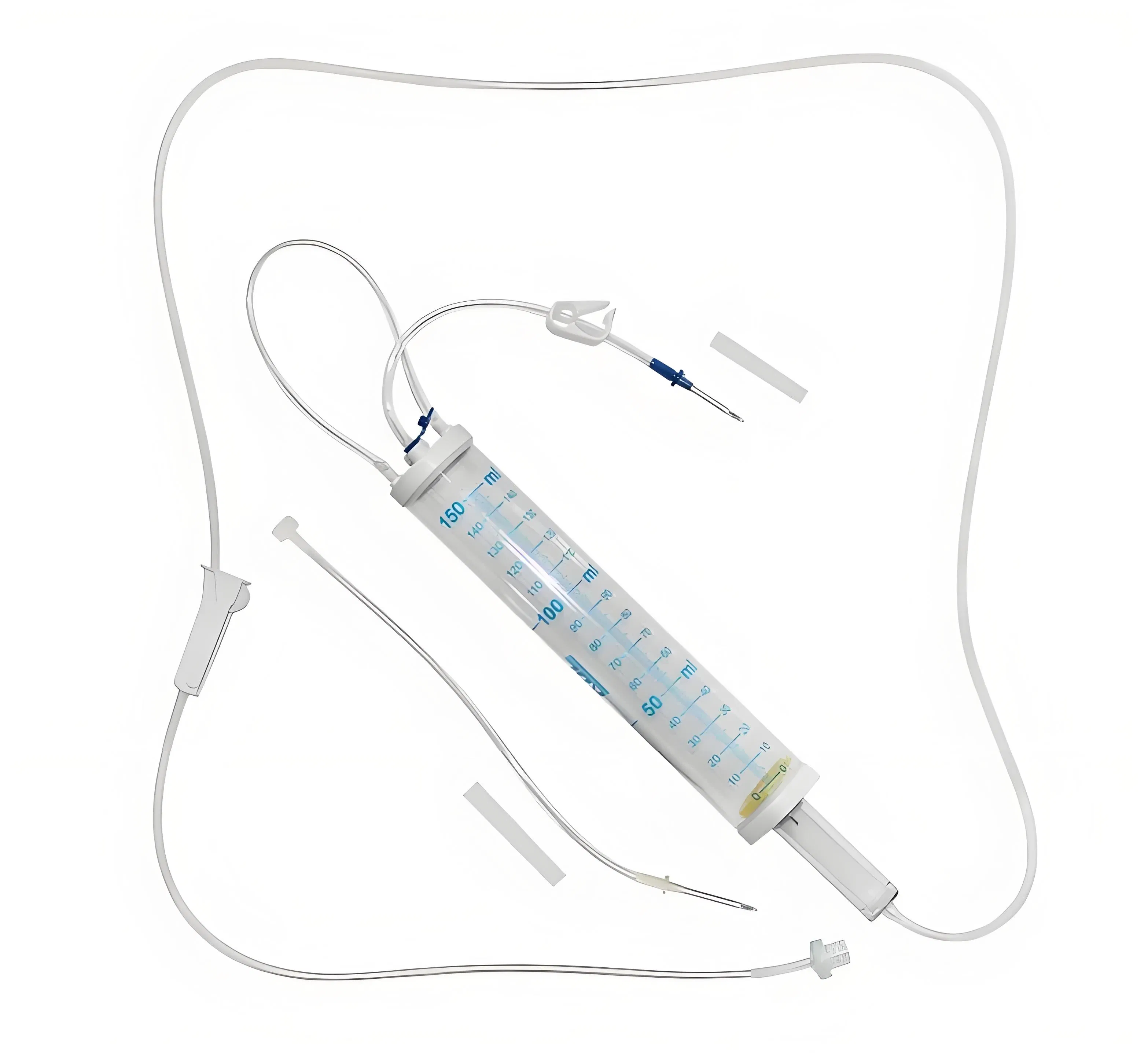Juego de infusión pediátrico de alta calidad con sistema de transfusión de bureta, juego de infusión desechable