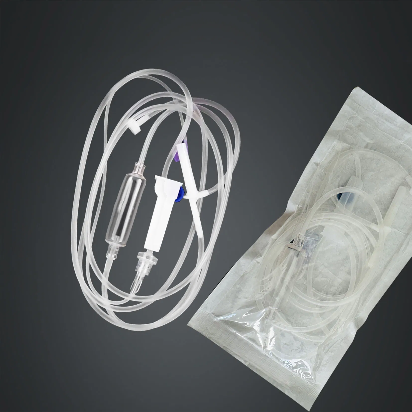 Conjunto de infusión veterinaria desechable premium para el cuidado de animales