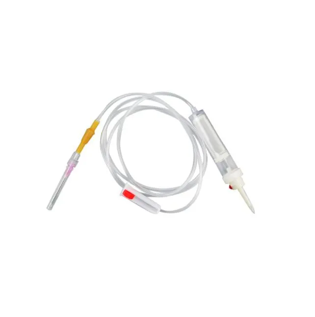 Equipo desechable médico conjunto de infusión intravenosa CE ISO