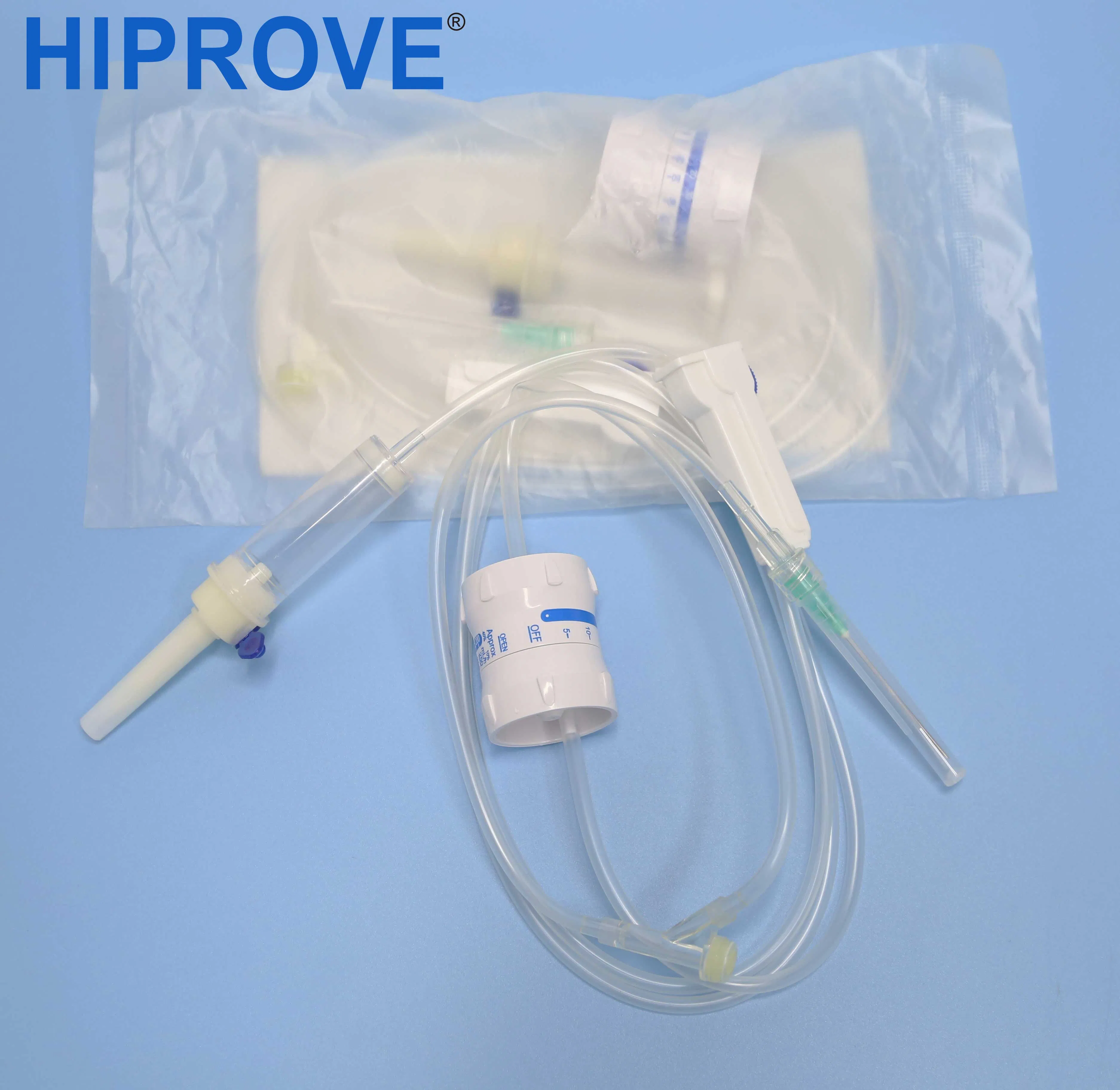 Suministro médico estéril desechable, juego de infusión de microajuste de precisión con CE e ISO