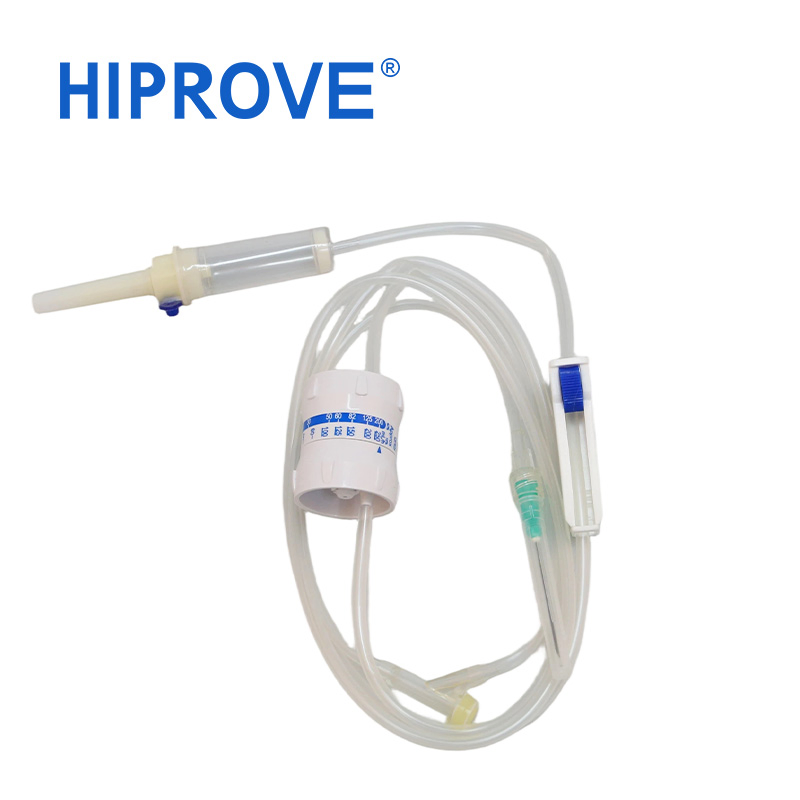 Conjunto de Infusión de Control de Flujo Médico Desechable con Regulador Micro de Ajuste Fino