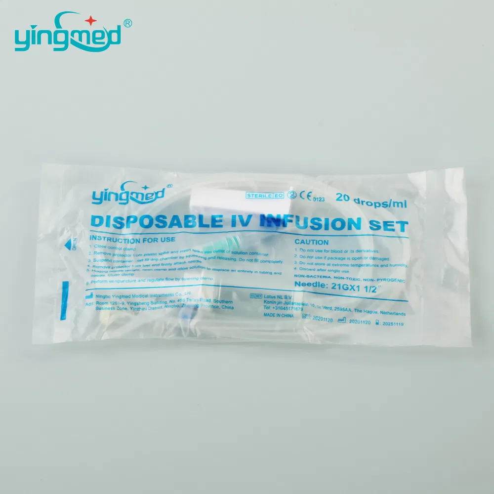Juego de infusión médica desechable 2