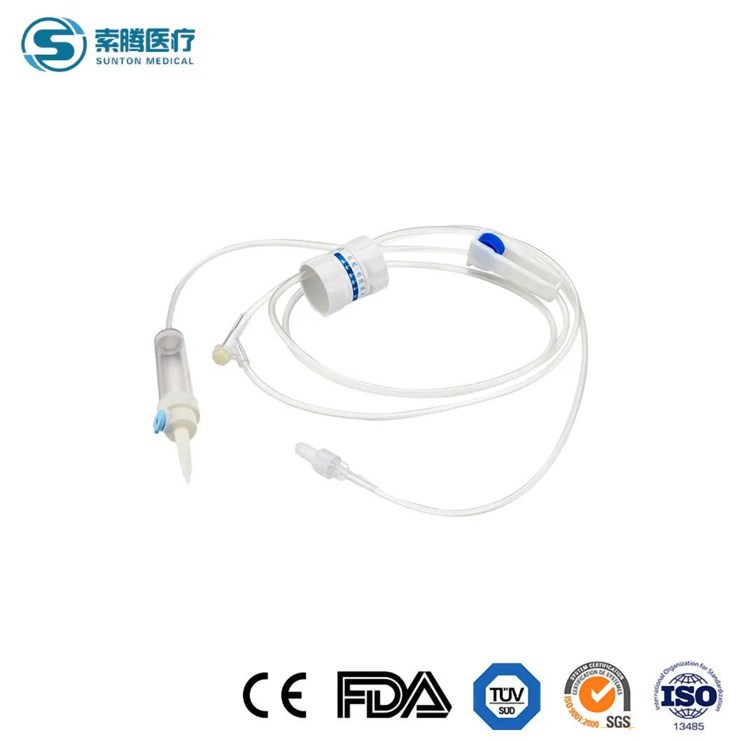Conjunto de infusión Sunton Macro Infusion Set China Conjunto de infusión de boca recta Fábrica de conjunto de infusión microbore/ 90 Conjunto de infusión/Conjunto de infusión para bomba de insulina externa