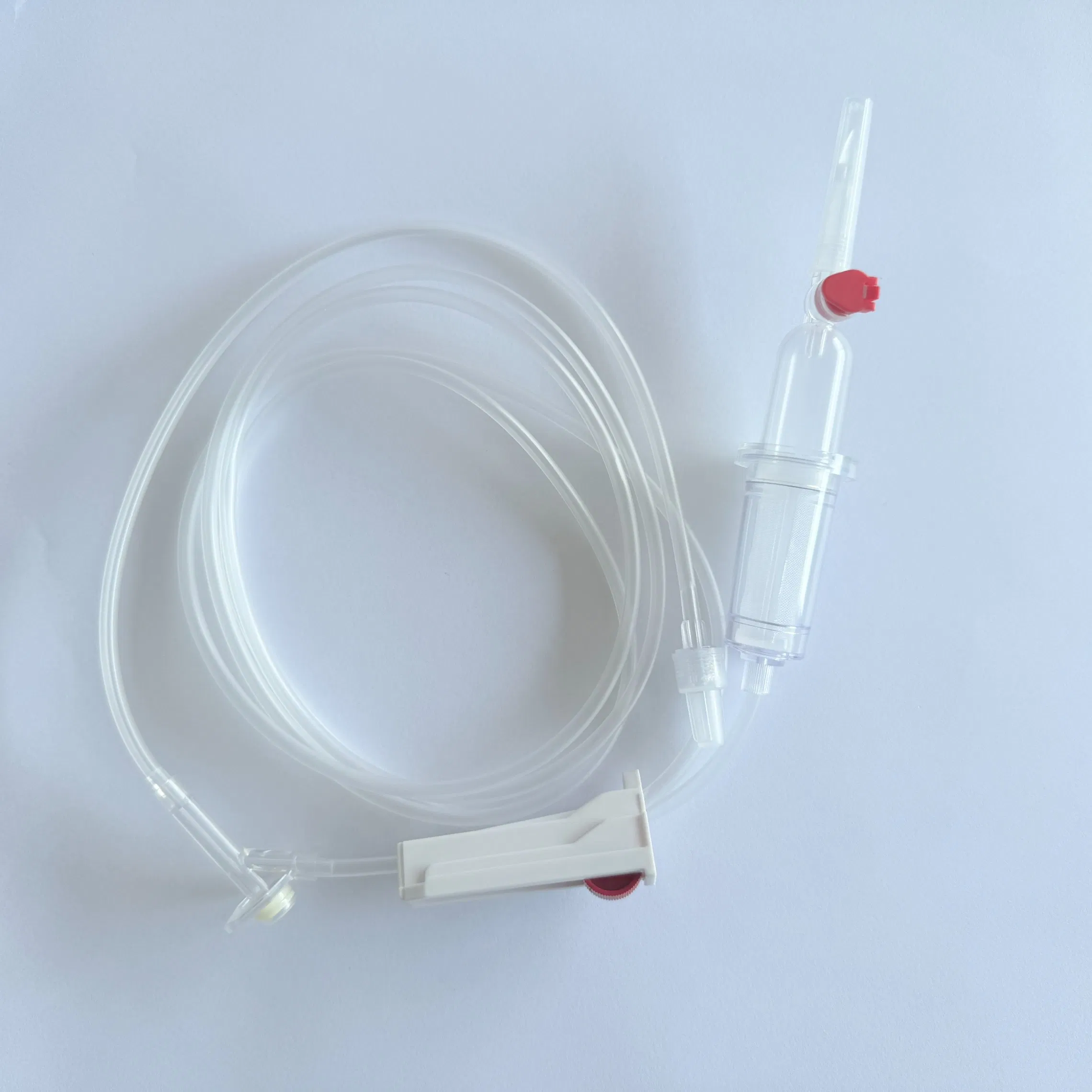 Kit de transfusión de sangre desechable premium con conector Luer Slip