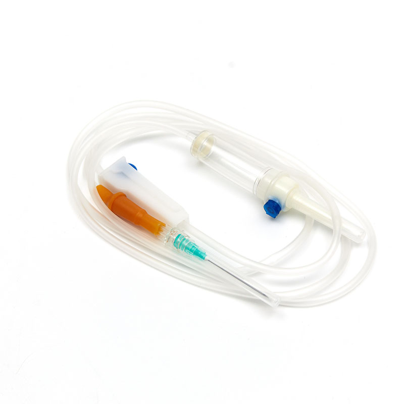 Conjunto de infusión IV desechable de precisión con conexión Luer y aguja