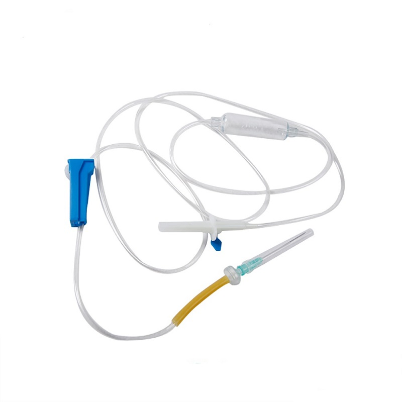 Conjunto de infusión microgotas OEM CE desechable