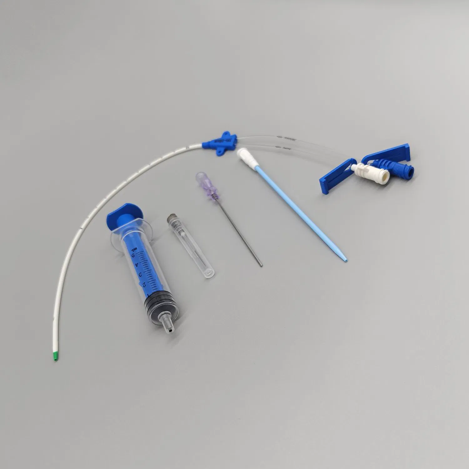 Kit de CVC de lumen único de suministro médico con hoja de cirugía