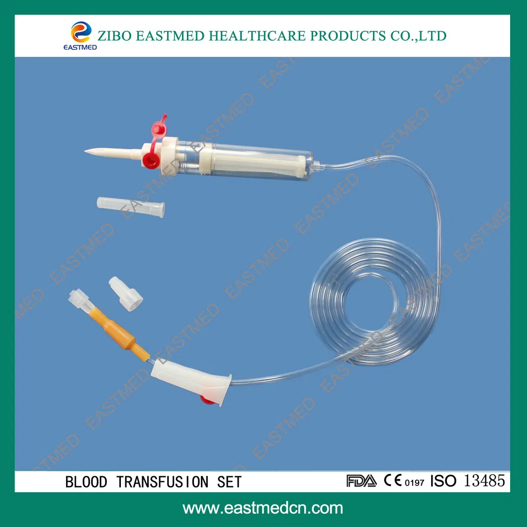 Kit desechable de transfusión de sangre de grado médico para hospitales